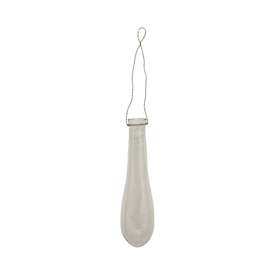 Creative Co-op Creative Co-op Hanging Glass Vase wWire - Little Miss Muffin Children & Home
