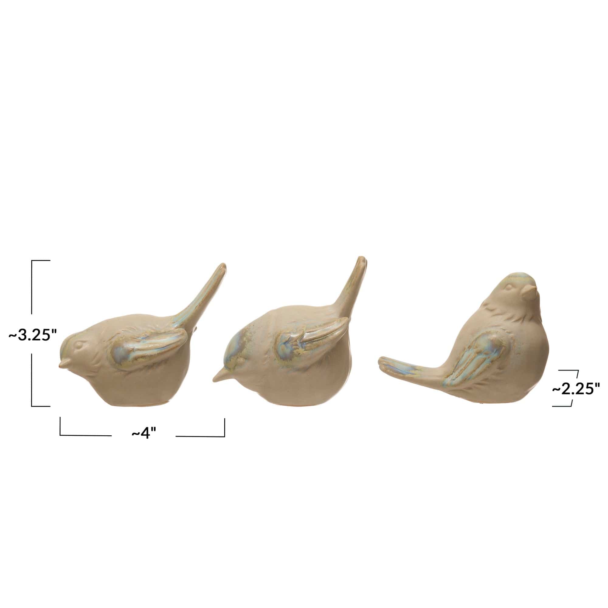 Creative Co-op Creative Co-op Galzed Stoneware Bird - Little Miss Muffin Children & Home