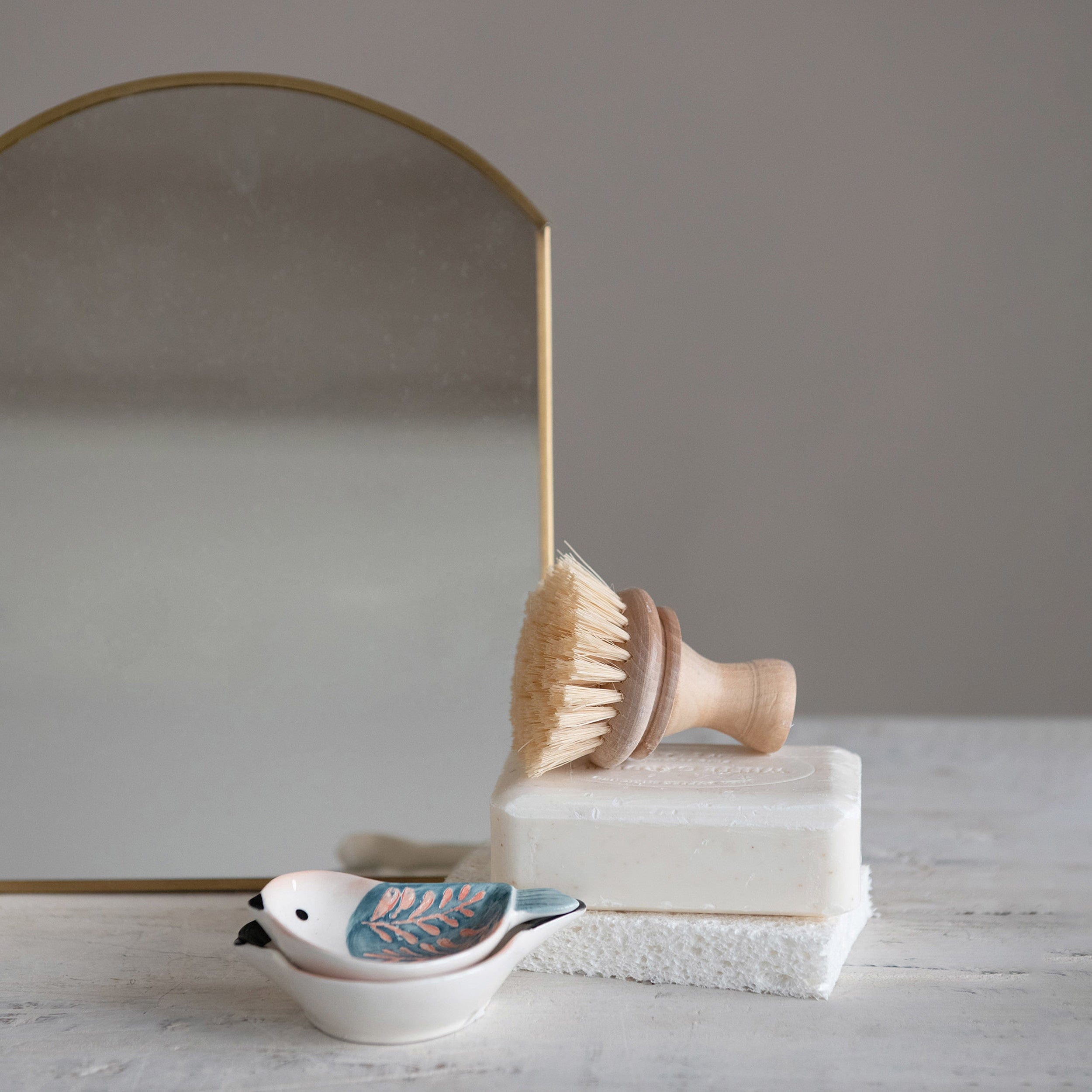 Creative Co-op Creative Co-op Hand-Painted Stoneware Bird Shaped Dish - Little Miss Muffin Children & Home