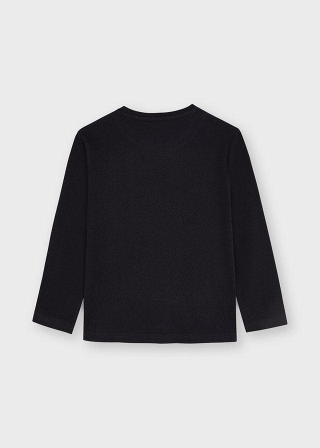 Mayoral Mayoral Ecofriends Long Sleeve Black Space Tee - Little Miss Muffin Children & Home