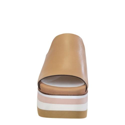 Consolidated /Nicole Shoe Naked Feet Flow Slide Sandal in Ecru - Little Miss Muffin Children & Home