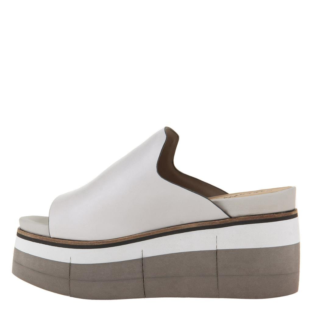 Naked Feet Naked Feet Flow Slide Sandal in Mist Leather - Little Miss Muffin Children & Home