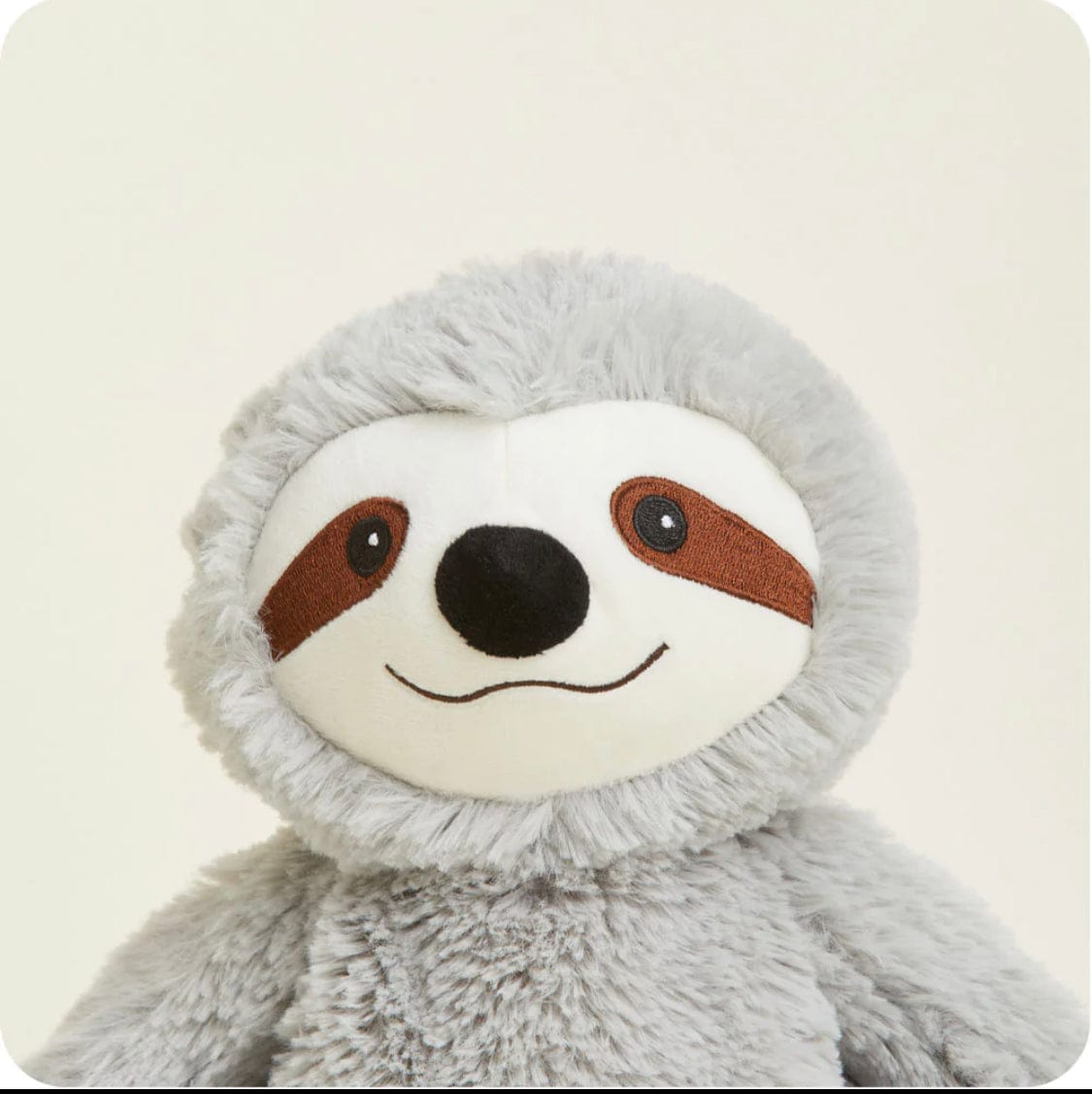 ITX - Intelex Usa / Warmies Warmies 13” Gray Sloth Plush Toy - Little Miss Muffin Children & Home