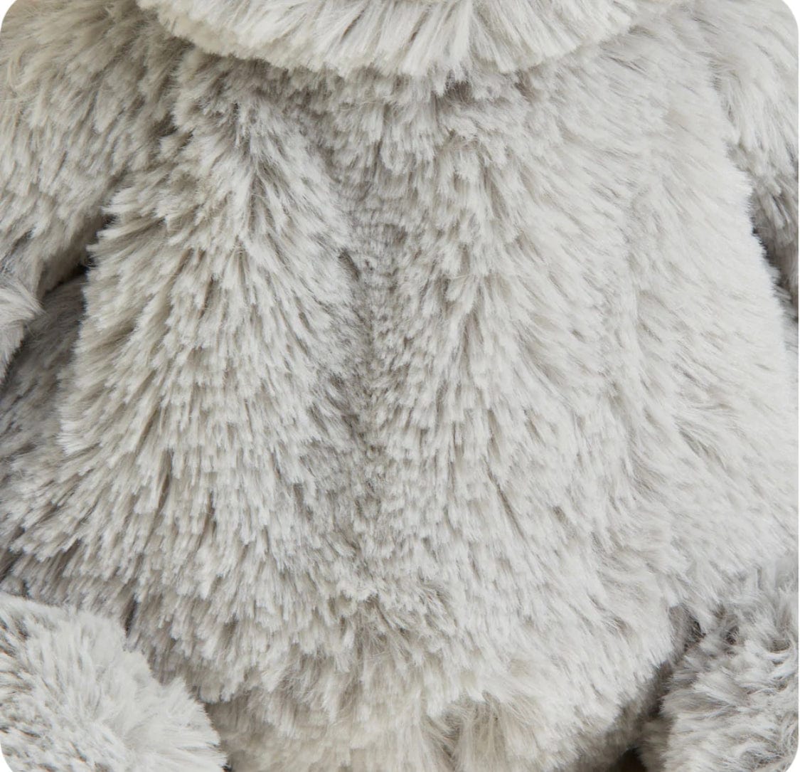 ITX - Intelex Usa / Warmies Warmies 13” Gray Sloth Plush Toy - Little Miss Muffin Children & Home