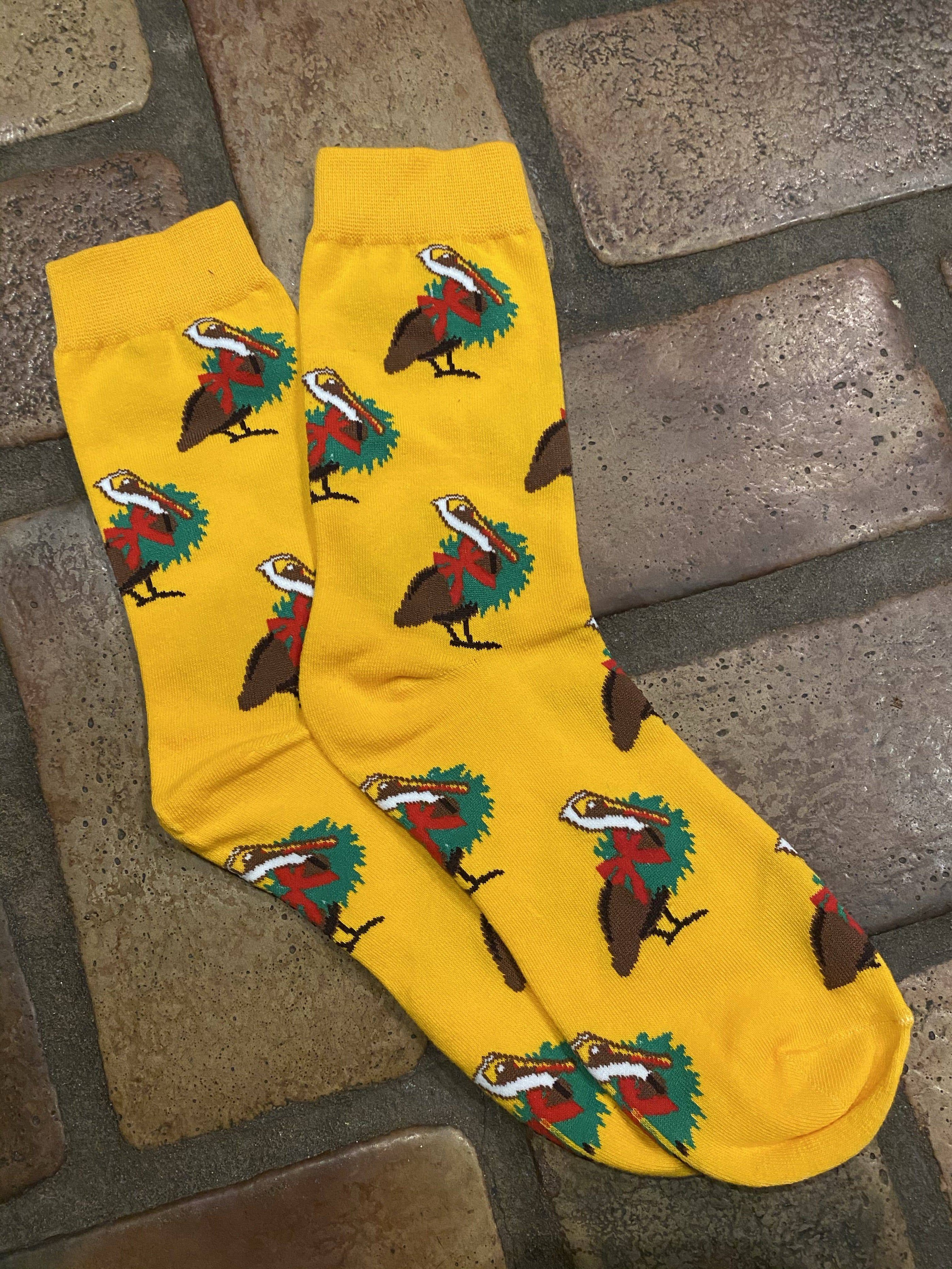 Whereable Art - Pauly the Pelican Christmas Socks - Little Miss Muffin Children & Home