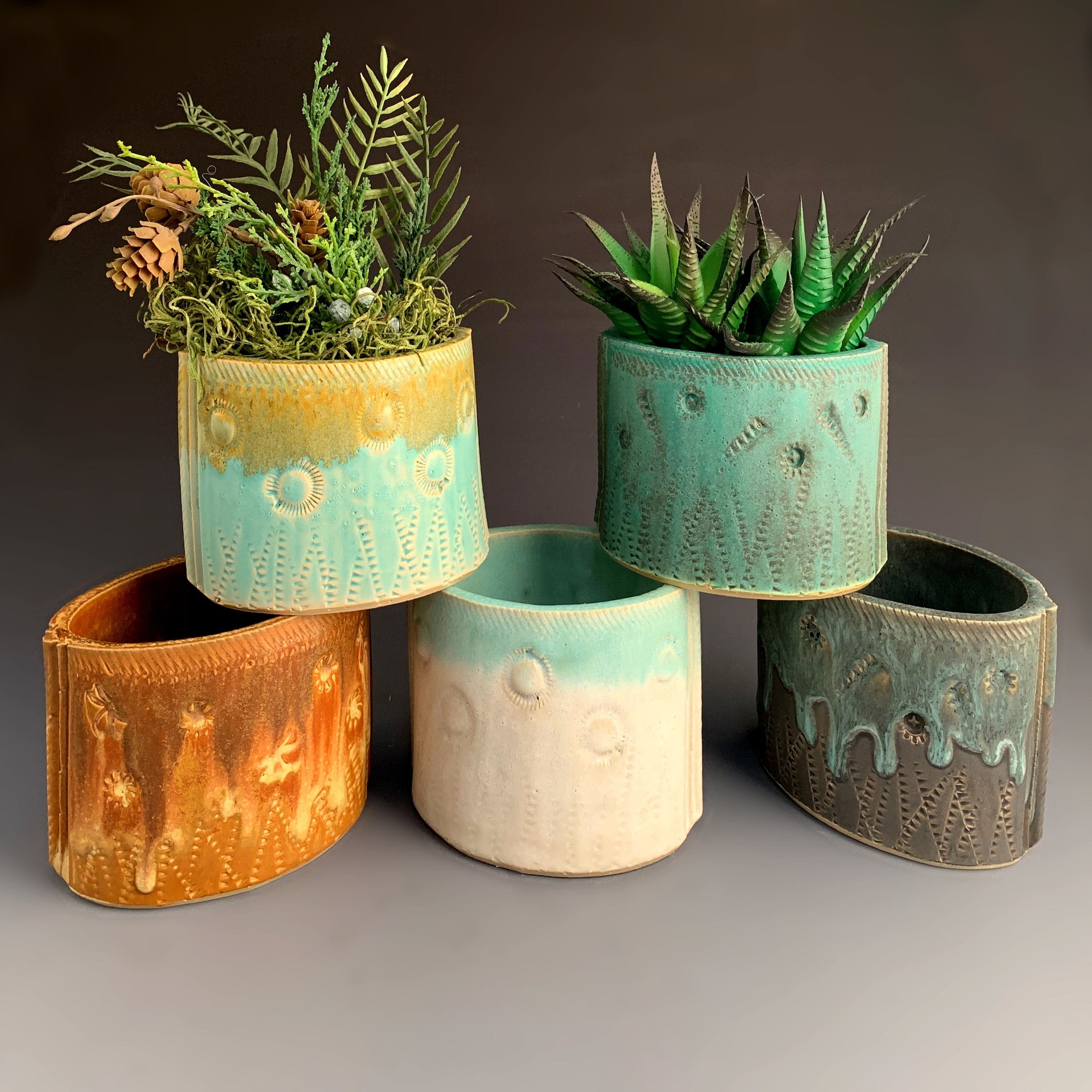 Spooner Creek Designs Spooner Creek Designs Small Planter - Little Miss Muffin Children & Home
