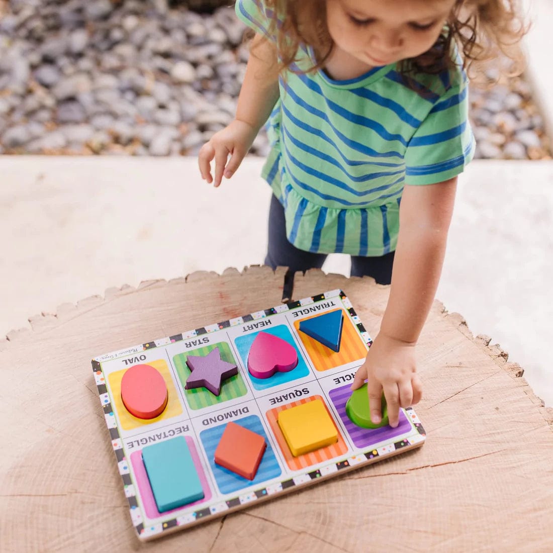Melissa & Doug Melissa & Doug Shap Jo es Chunky Puzzle - 8 pieces - Little Miss Muffin Children & Home