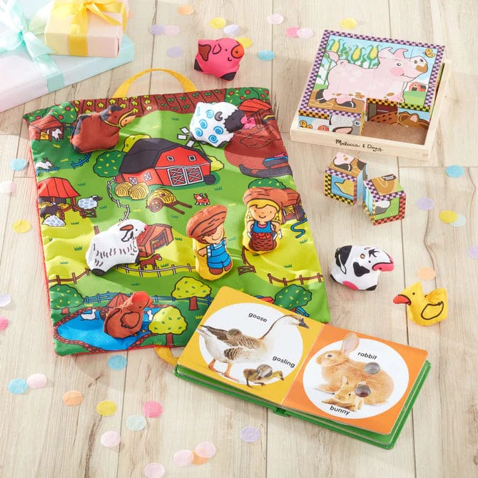 Melissa & Doug Melissa & Doug Farm Cube Puzzle 16pc - Little Miss Muffin Children & Home