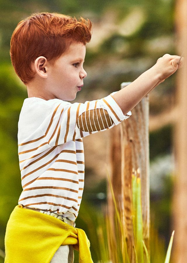 Mayoral Mayoral Long Sleeve Striped Tee - Little Miss Muffin Children & Home