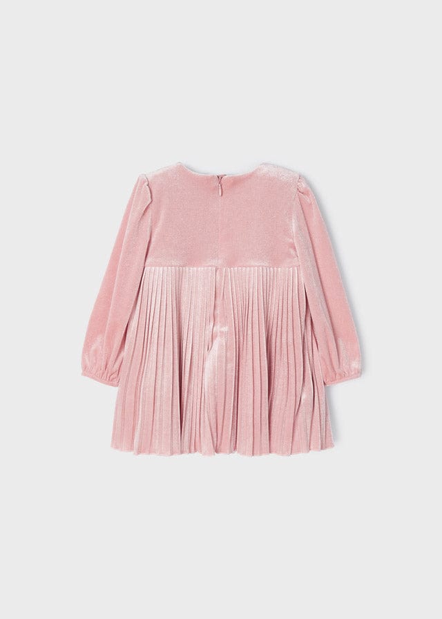 Mayoral Usa Inc Mayoral Pleated Velvet Dress - Little Miss Muffin Children & Home