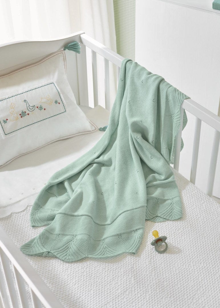Mayoral Usa Inc Mayoral Ruffled Baby Blanket - Little Miss Muffin Children & Home