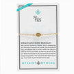 My Saint My Hero - My Saint My Hero Say Yes Gold Miraculous Mary Bracelet - Little Miss Muffin Children & Home