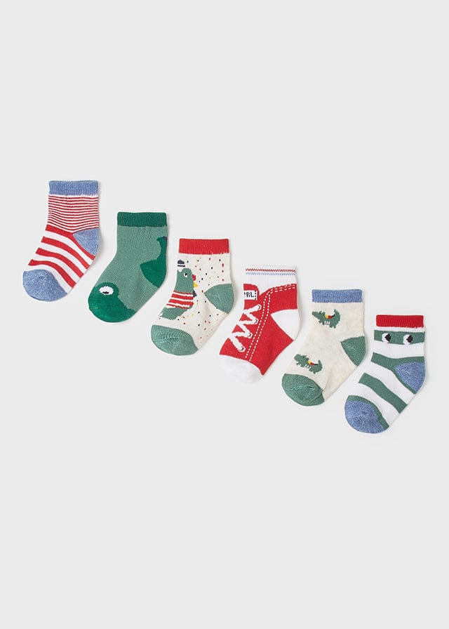 Mayoral Mayoral Six Pair Sock Set for Baby Boy - Little Miss Muffin Children & Home