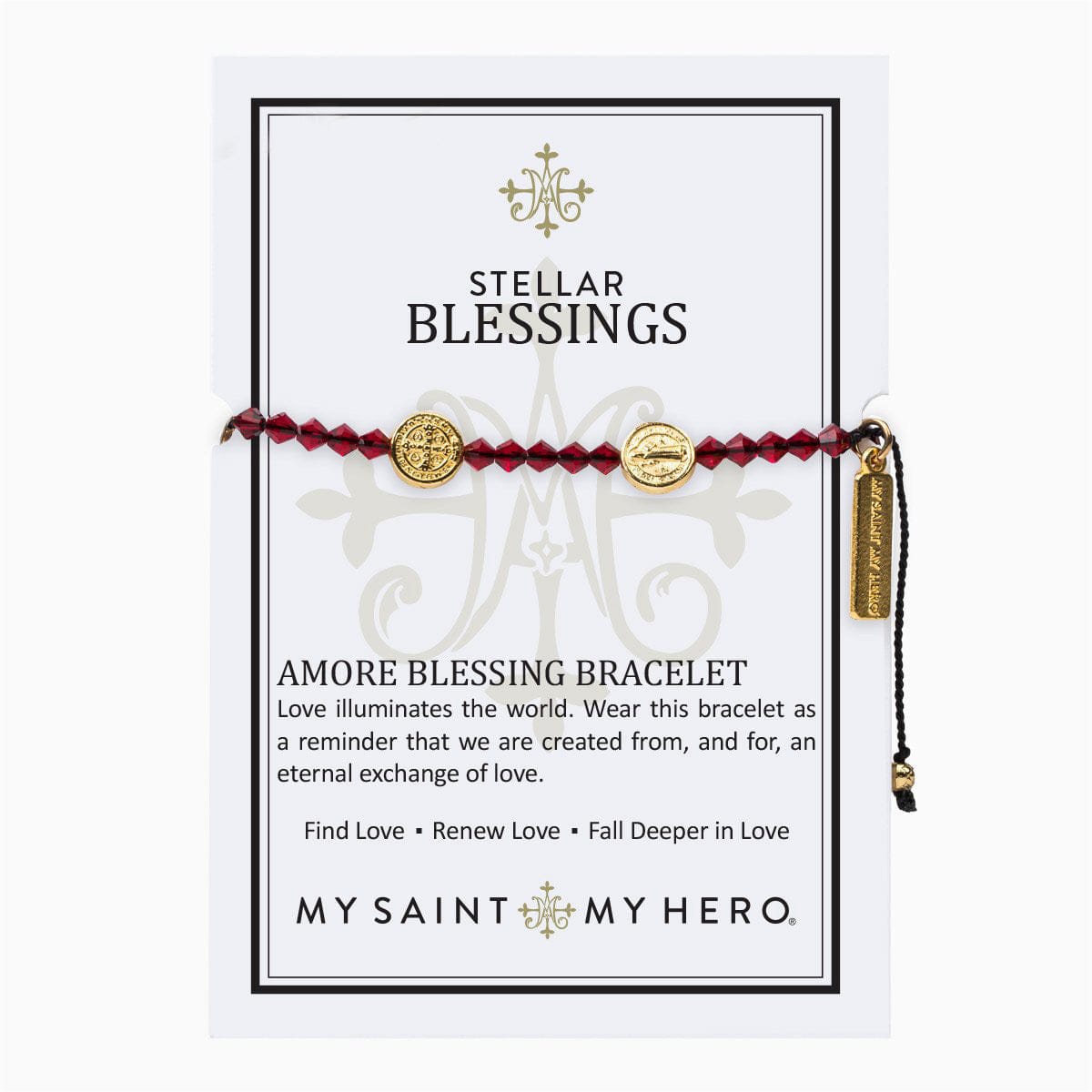 My Saint My Hero My Saint My Hero Stellar Blessings Amore Bracelet - Little Miss Muffin Children & Home