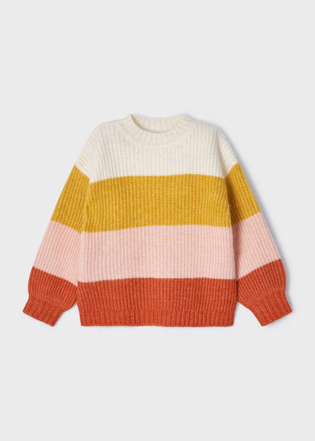 MAY - Mayoral Usa Inc Mayoral Striped Block Sweater - Little Miss Muffin Children & Home