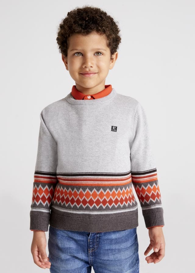 Mayoral Usa Inc Mayoral Jacquard Sweater - Little Miss Muffin Children & Home