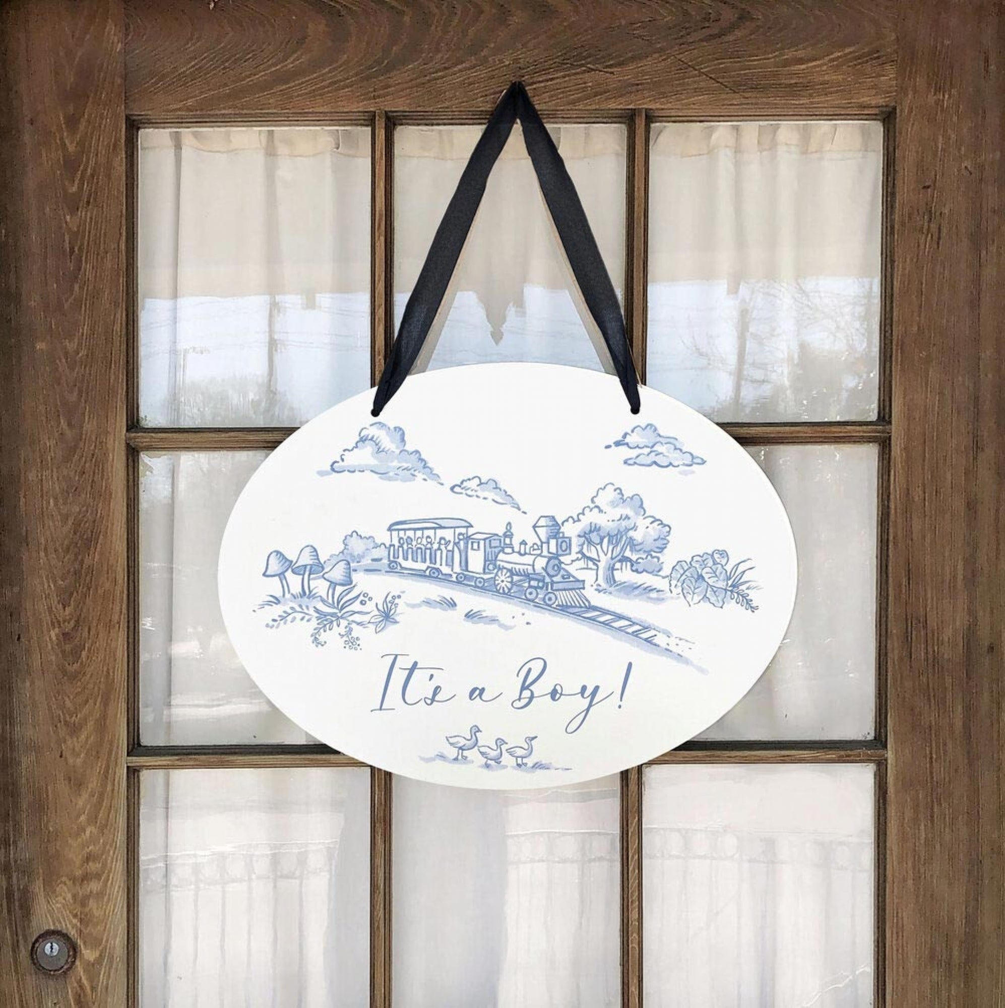 MSN - Maison Nola Maison Nola Reversible Boy/Girl Door Hanger - Little Miss Muffin Children & Home