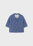 Mayoral Mayoral Woven Knit Jacket for Newborn Boy - Little Miss Muffin Children & Home