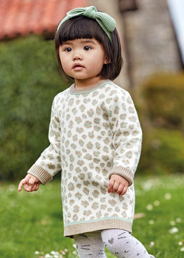 MAY - Mayoral Usa Inc Mayoral Printed Knit Dress - Little Miss Muffin Children & Home