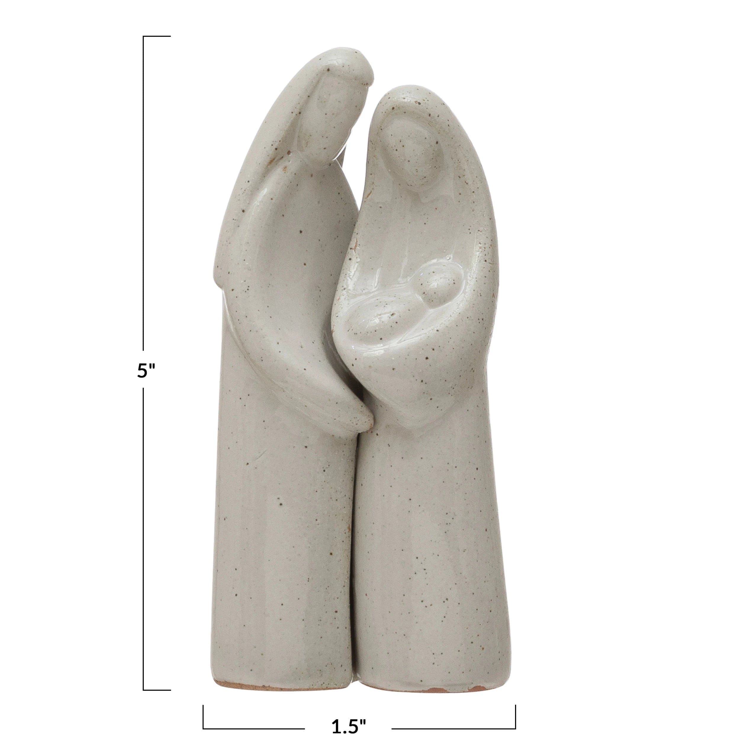 CCO - Creative Co-op Creative Co-op Stoneware Holy Family - Little Miss Muffin Children & Home